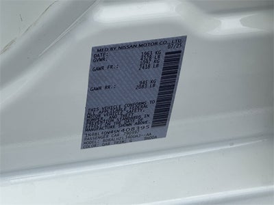 2025 Nissan Altima 2.5 SV