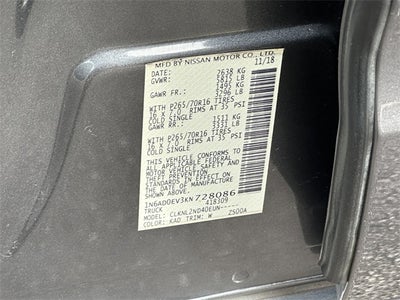 2019 Nissan Frontier SV