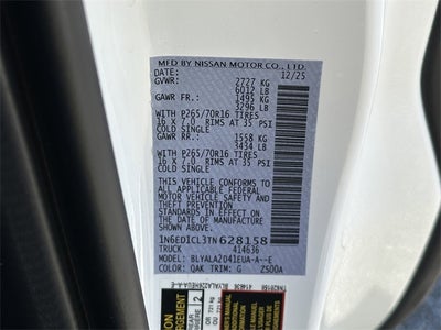 2026 Nissan Frontier S