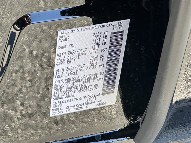 2026 Nissan Frontier PRO-X