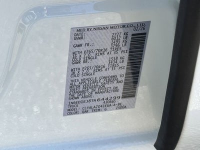 2026 Nissan Frontier S