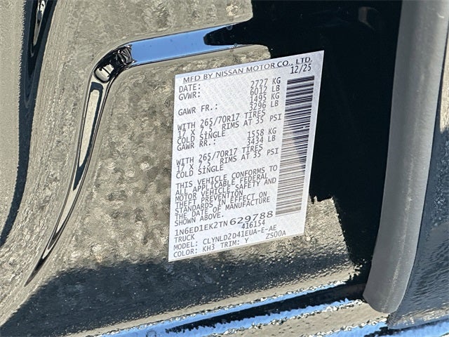 2026 Nissan Frontier PRO-4X