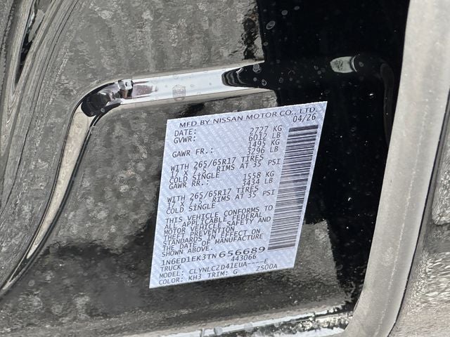 2026 Nissan Frontier SV
