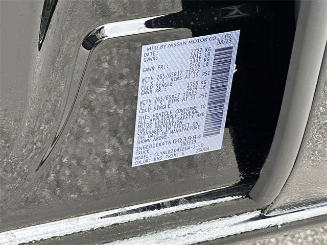 2026 Nissan Frontier SV Dark Armor