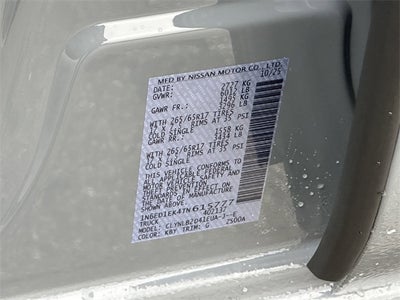 2026 Nissan Frontier SV