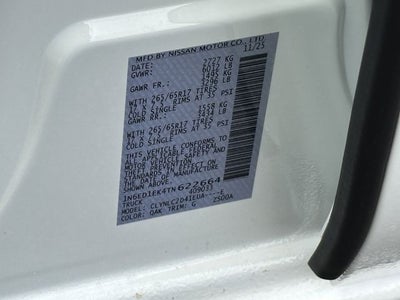 2026 Nissan Frontier SV