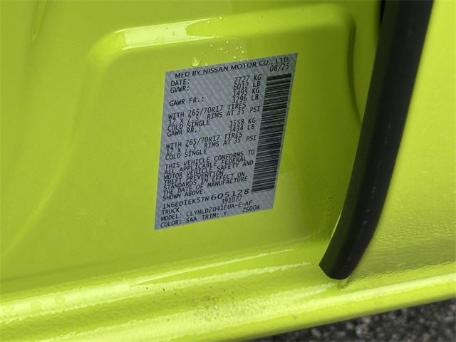 2026 Nissan Frontier PRO-4X