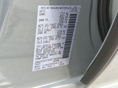 2026 Nissan Frontier PRO-4X