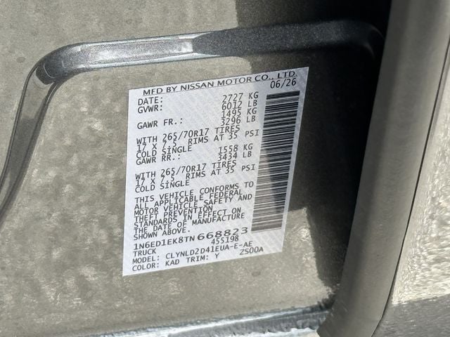 2026 Nissan Frontier PRO-4X