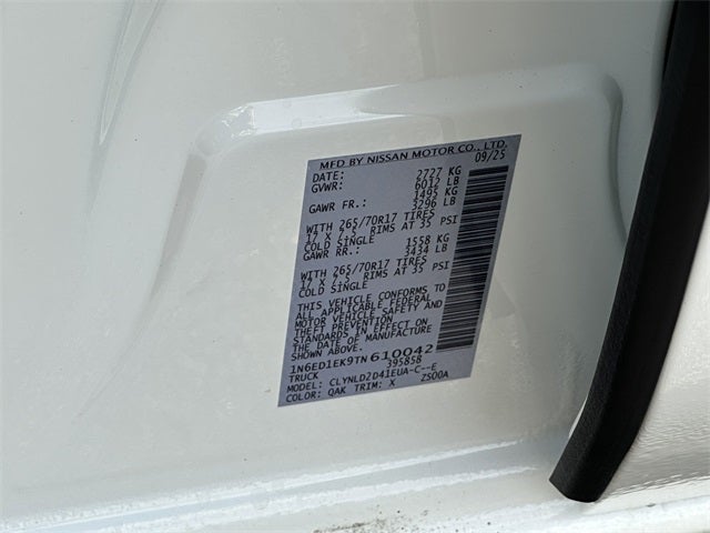 2026 Nissan Frontier PRO-4X