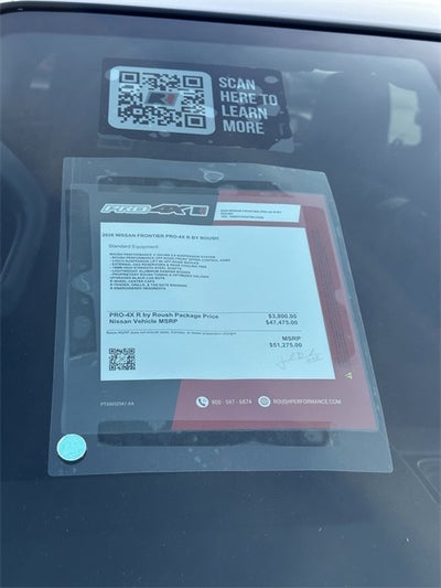 2026 Nissan Frontier Roush PRO-4XR