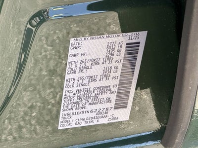 2026 Nissan Frontier PRO-4X