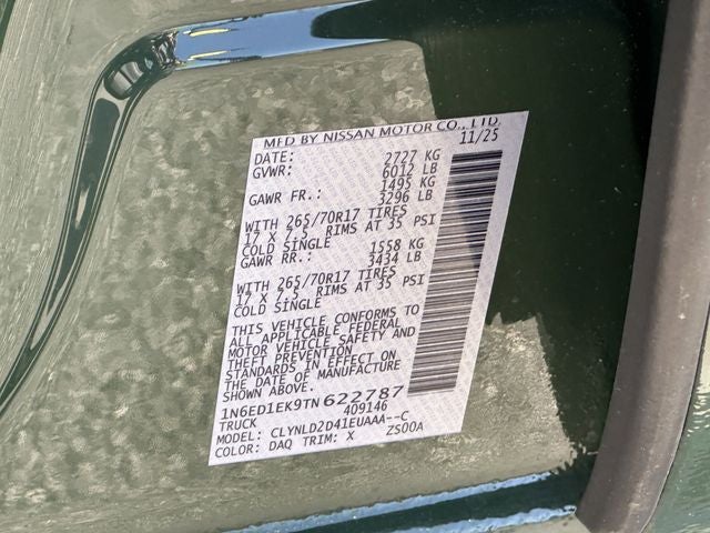 2026 Nissan Frontier PRO-4X