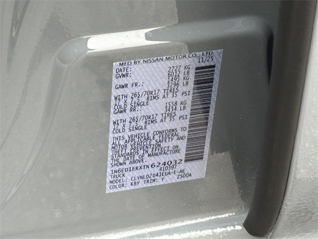 2026 Nissan Frontier PRO-4X