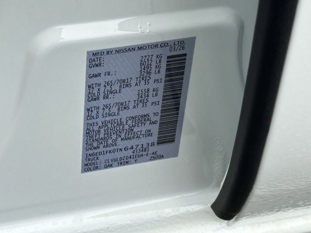 2026 Nissan Frontier PRO-4X