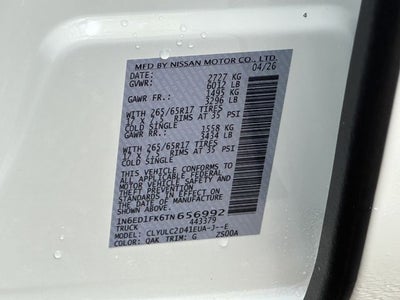 2026 Nissan Frontier SV
