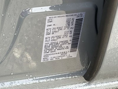 2026 Nissan Frontier SV