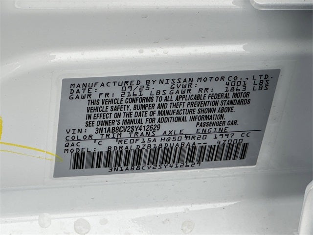 2025 Nissan Sentra SV