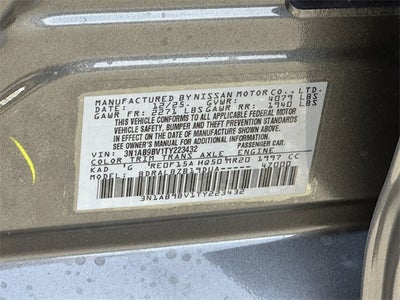 2026 Nissan Sentra S