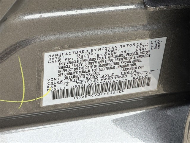 2026 Nissan Sentra SV