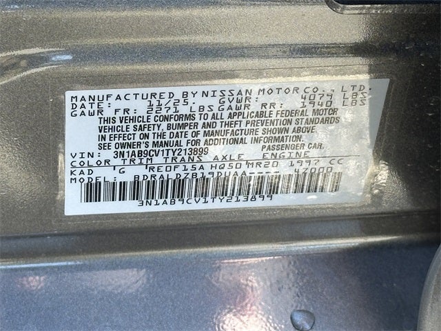 2026 Nissan Sentra SV