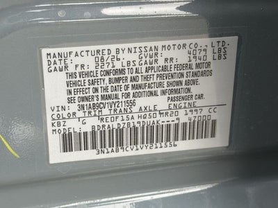 2027 Nissan Sentra SV