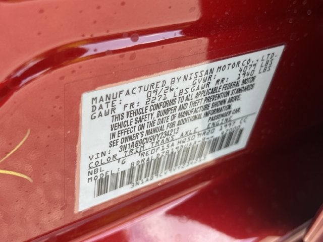 2027 Nissan Sentra SV