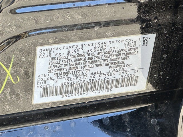 2026 Nissan Sentra SR