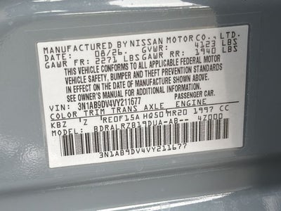 2027 Nissan Sentra SR
