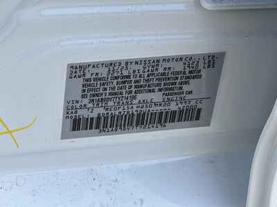 2026 Nissan Sentra SR