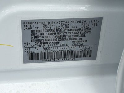 2027 Nissan Sentra SR