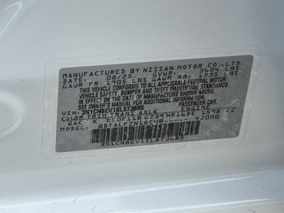 2025 Nissan Versa 1.6 SV