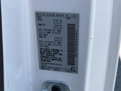 2021 Nissan NV200 SV