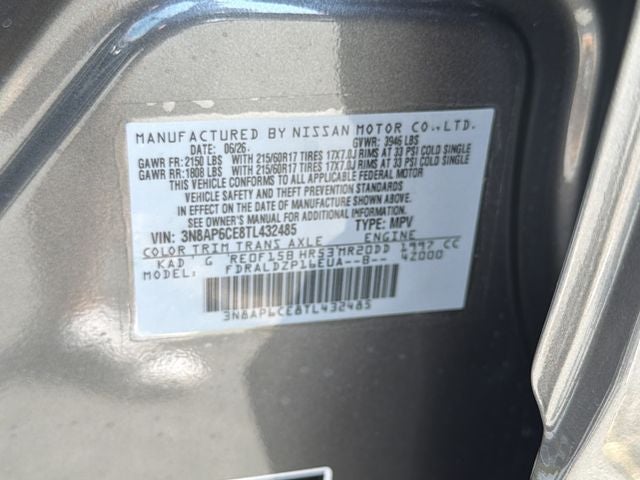 2026 Nissan Kicks SV