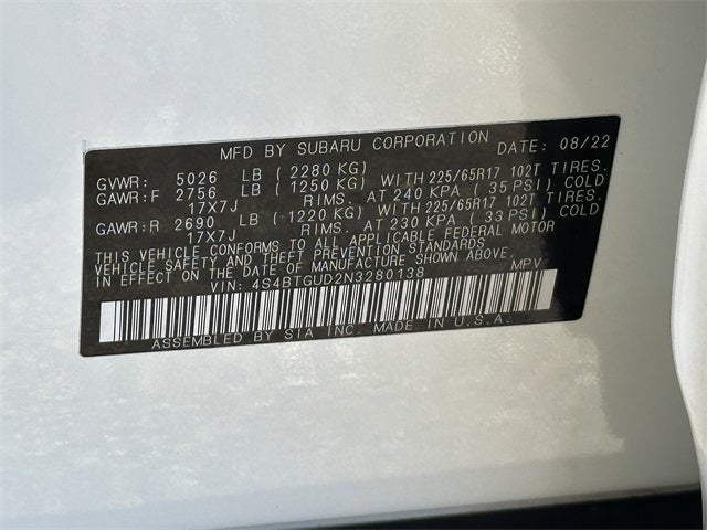 2022 Subaru Outback Wilderness