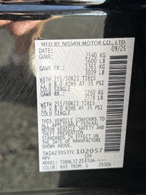 2026 Nissan Murano Platinum