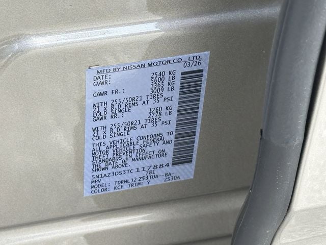 2026 Nissan Murano Platinum