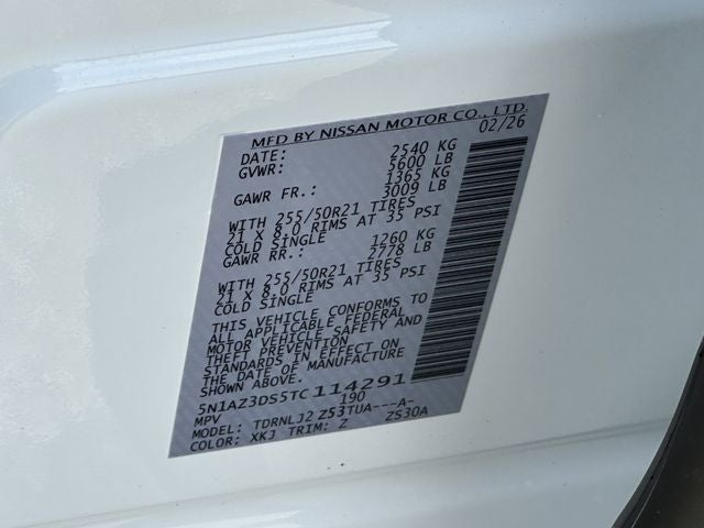 2026 Nissan Murano Platinum