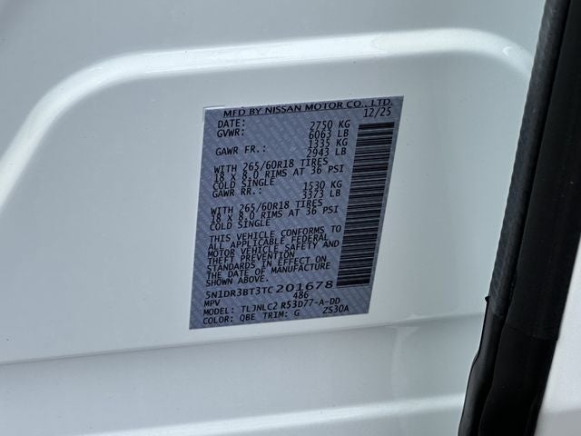 2026 Nissan Pathfinder SV