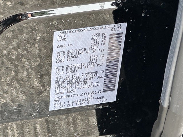 2026 Nissan Pathfinder Rock Creek