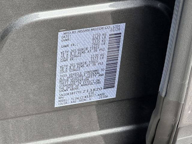 2026 Nissan Pathfinder SV