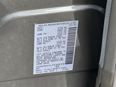 2026 Nissan Pathfinder SV