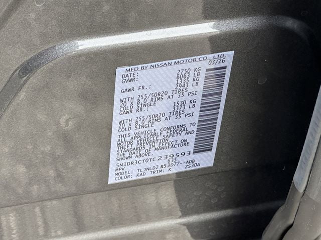 2026 Nissan Pathfinder SL