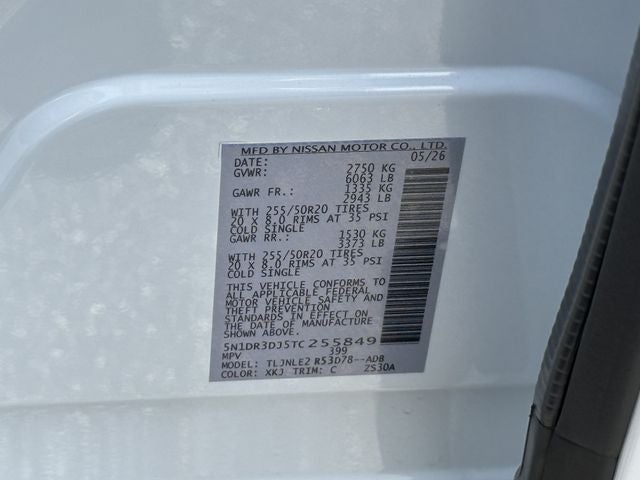 2026 Nissan Pathfinder Platinum