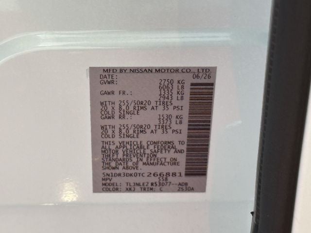 2026 Nissan Pathfinder Platinum