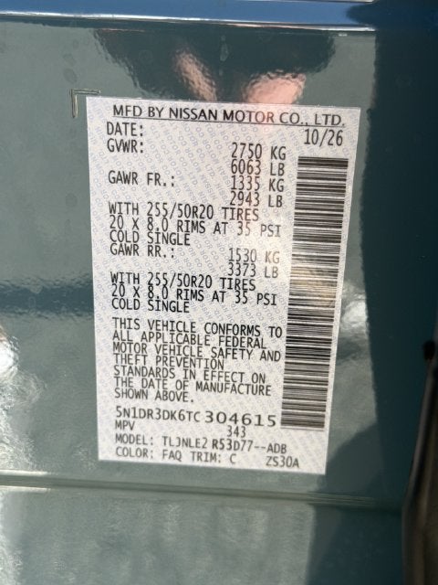 2026 Nissan Pathfinder Platinum