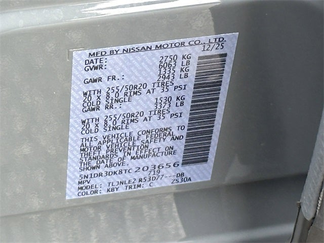 2026 Nissan Pathfinder Platinum