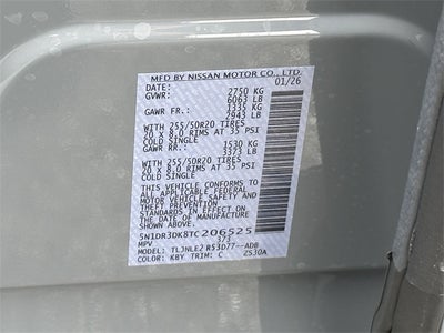 2026 Nissan Pathfinder Platinum