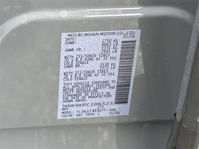 2026 Nissan Pathfinder Platinum