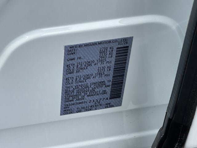 2026 Nissan Pathfinder Platinum